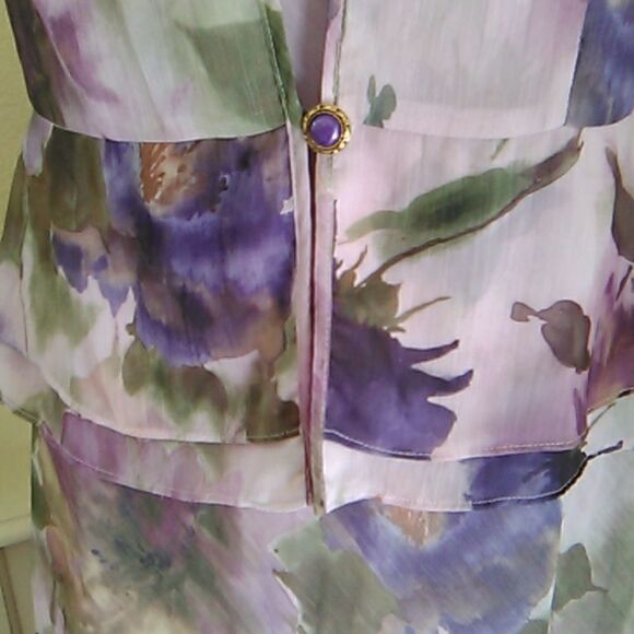 Vintage Studio I Lilac Floral Dress with Jacket. Bonus bag. - Picture 3 of 16